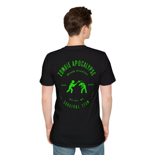 4 - Zombie Apocalypse Team Unisex Softstyle T-Shirt - Image 8