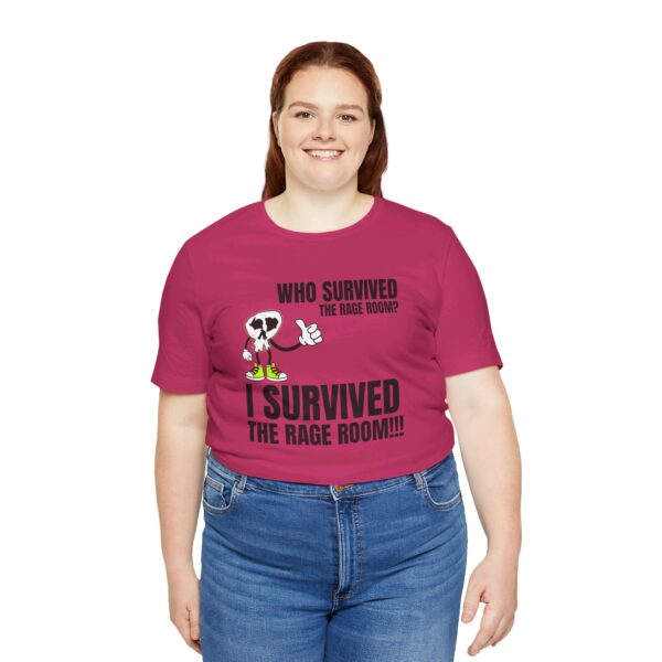 A2 - Did you survive the Rage Room?  Light Unisex Jersey Short Sleeve Tee - Image 160