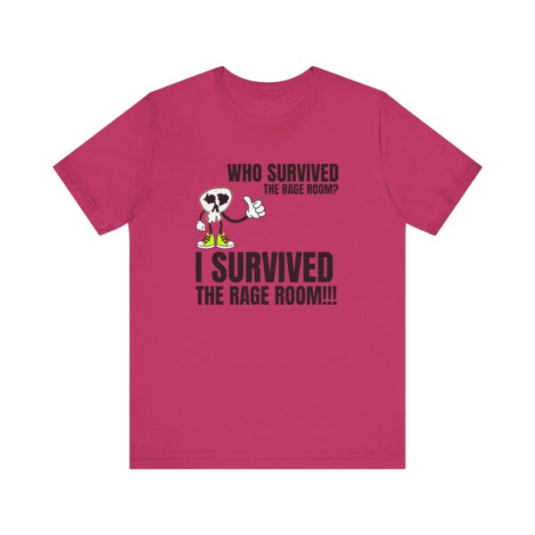 A2 - Did you survive the Rage Room?  Light Unisex Jersey Short Sleeve Tee - Image 146