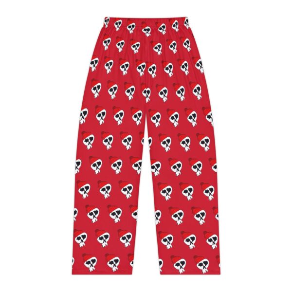 7 - Women's Red Winter Skully Pajama Pants (AOP) - Image 2