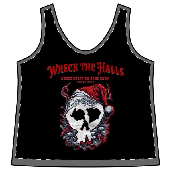 Wreck the Halls Women's Sporty Racerback Tank - Image 5