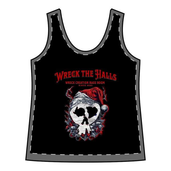 Wreck the Halls Women's Sporty Racerback Tank