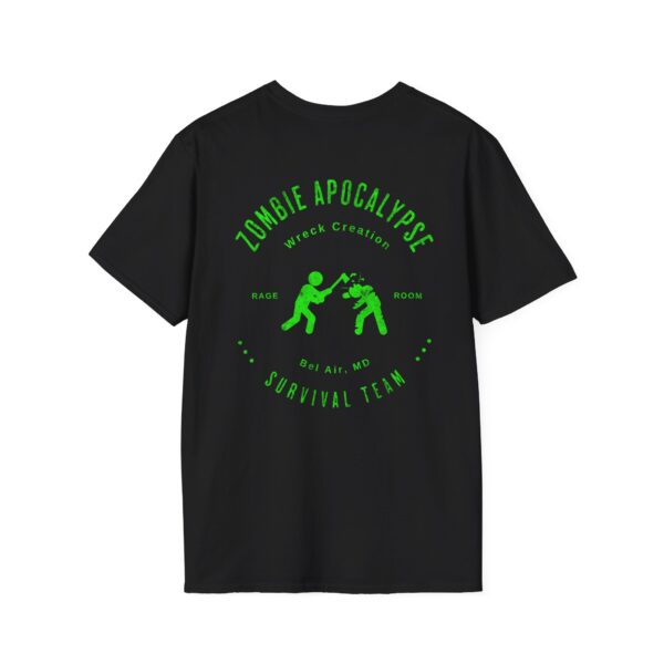 Zombie Apocalypse Team Unisex Softstyle T-Shirt - Image 2