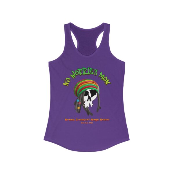 Rasta Skully Racerback Tank - Image 11