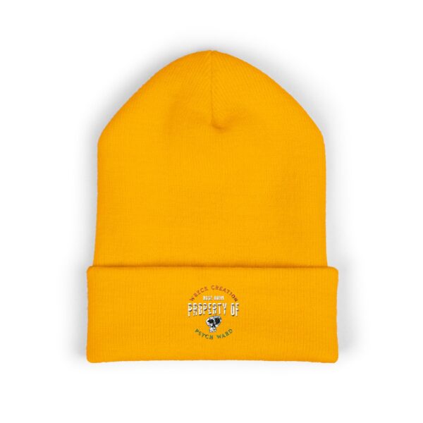 Psych Ward Cuffed Beanie - Embroidered Hat, Winter Accessory, Gift for Him/Her, Streetwear Fashion, Cozy Beanie, Warm Headwear - Image 5