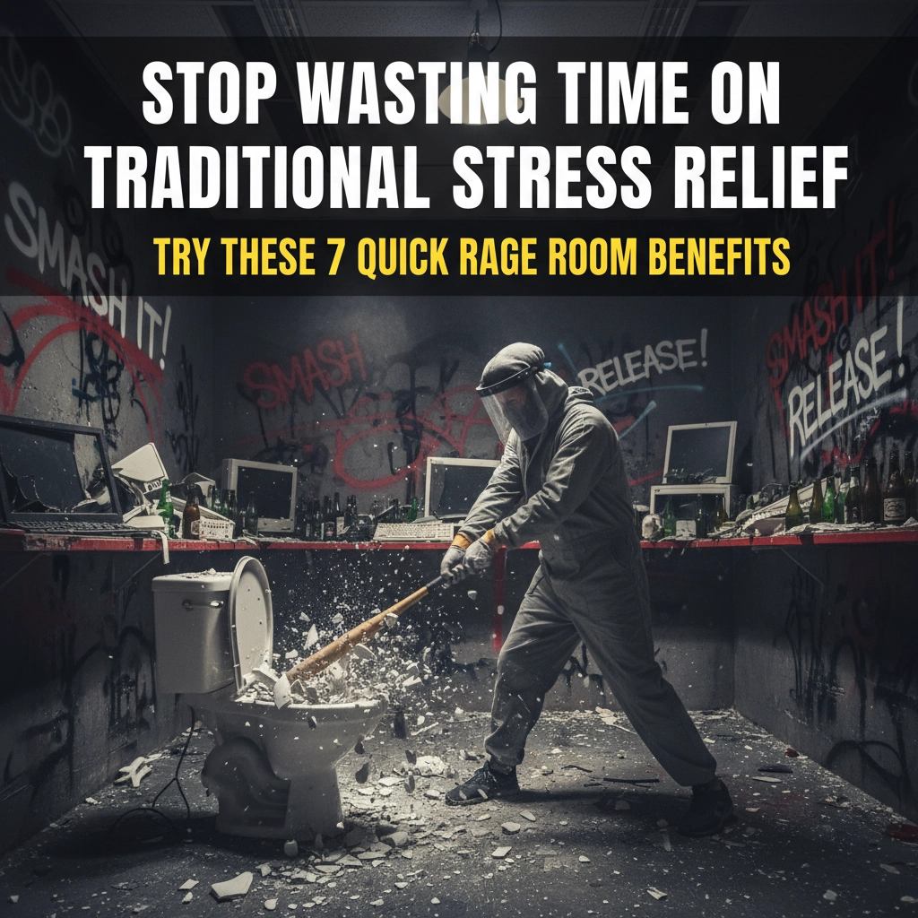 Stop Wasting Time on Traditional Stress Relief: Try These 7 Quick Rage Room Benefits
