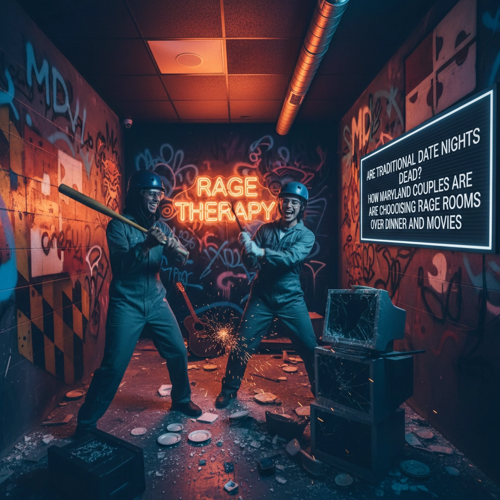Are Traditional Date Nights Dead? How Maryland Couples Are Choosing Rage Rooms Over Dinner and Movies