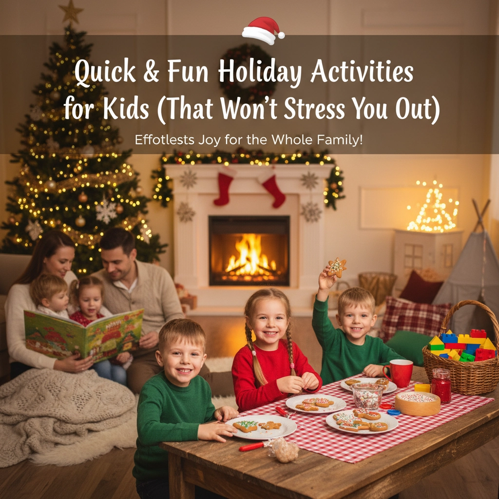 Quick & Fun Holiday Activities for Kids (That Won't Stress You Out)