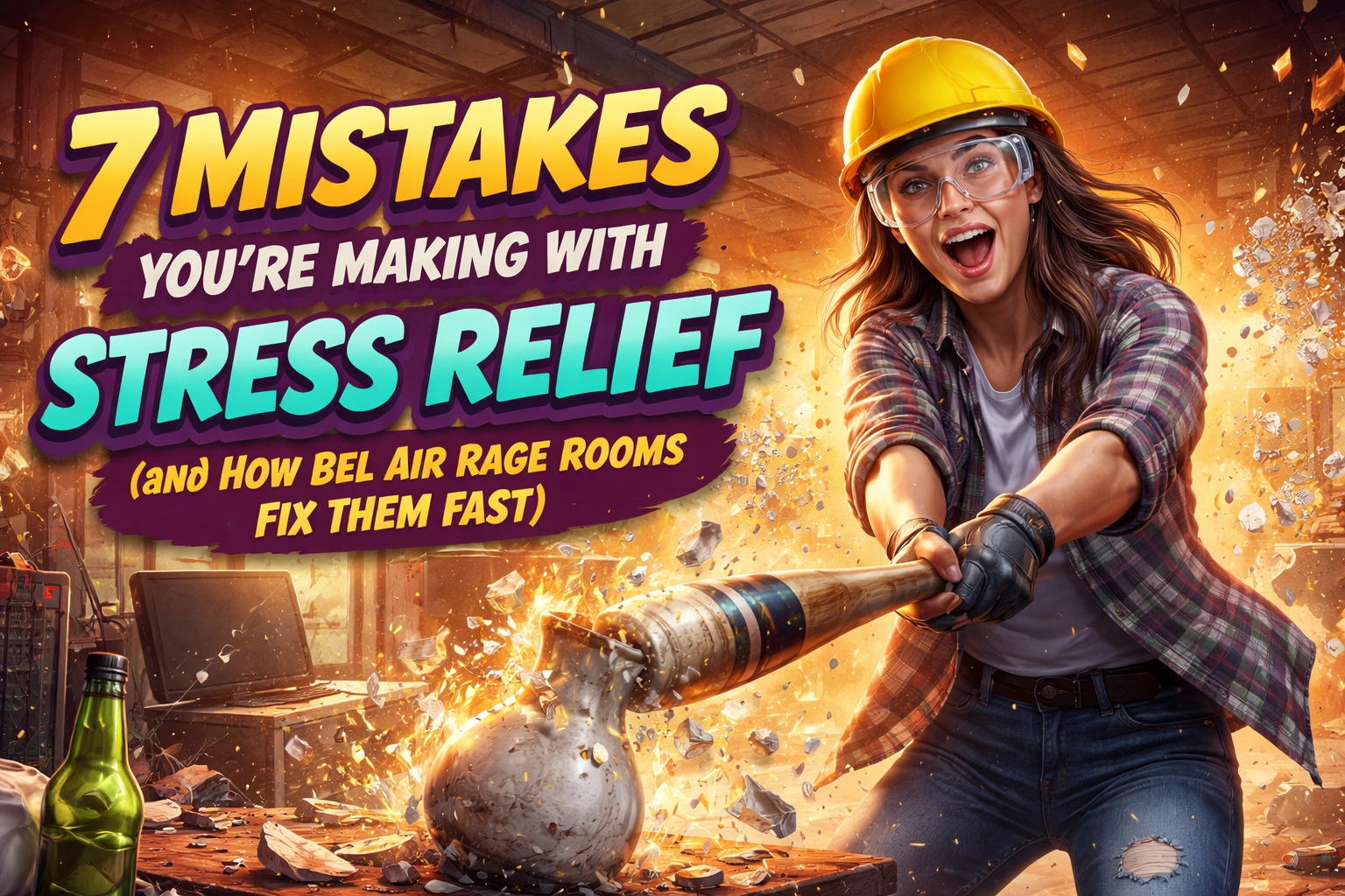 7 Mistakes You're Making with Stress Relief (and How Bel Air Rage Rooms Fix Them Fast)