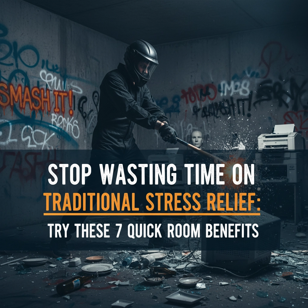 Stop Wasting Time on Traditional Stress Relief: Try These 7 Quick Rage Room Benefits