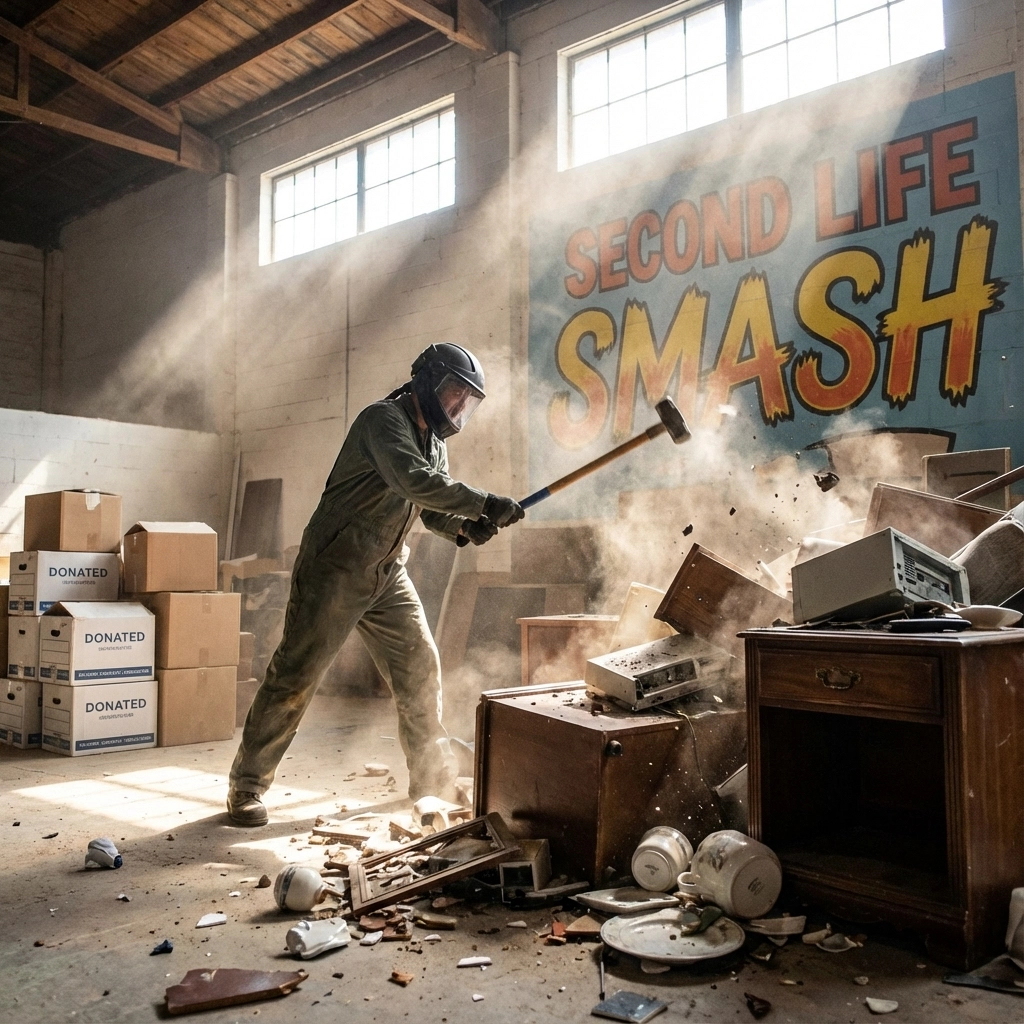 Turning Donations Into Destruction: How Rage Rooms Give Old Items a Second Life