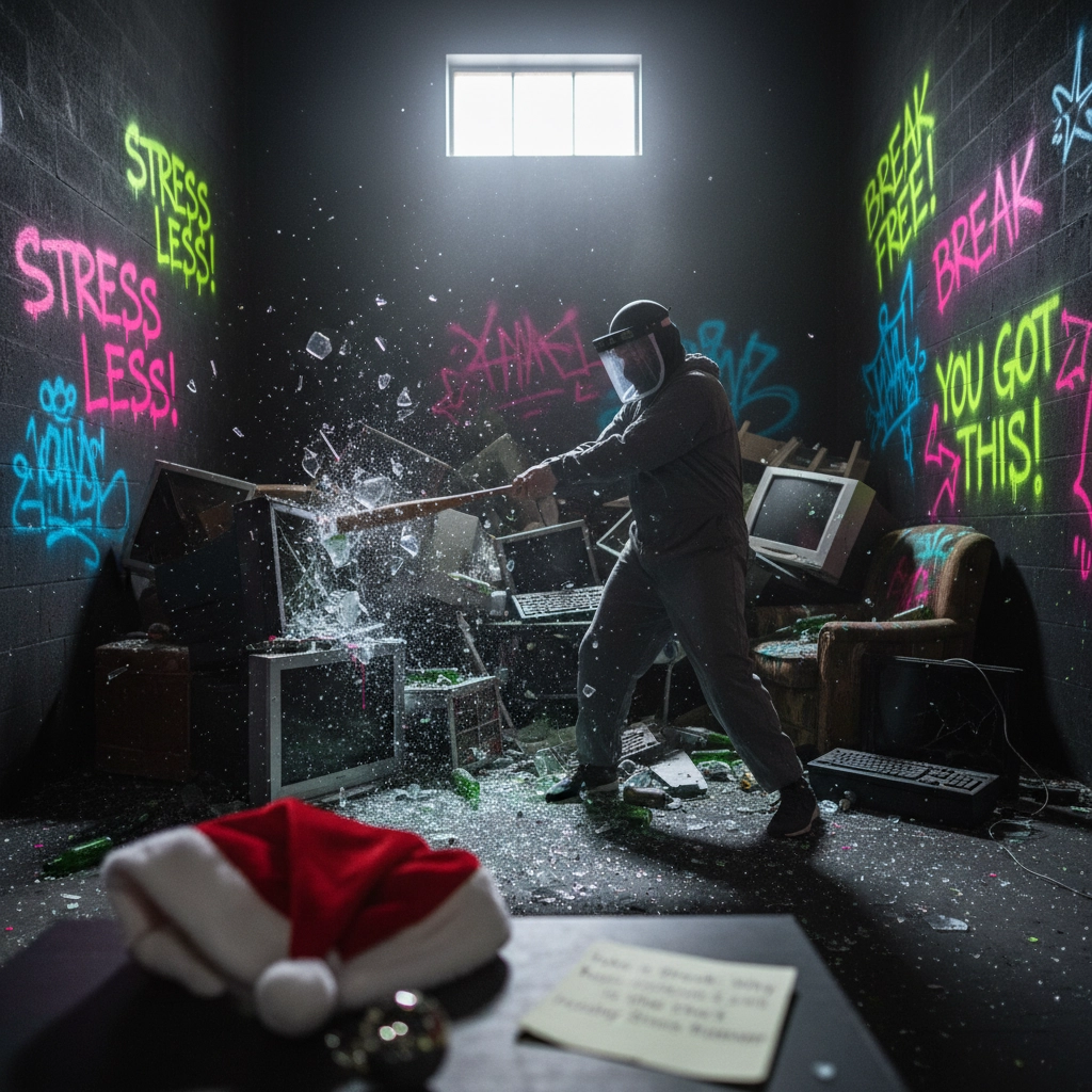 Take a Break: Why Rage Room Self Care Is the Perfect Holiday Stress Reliever