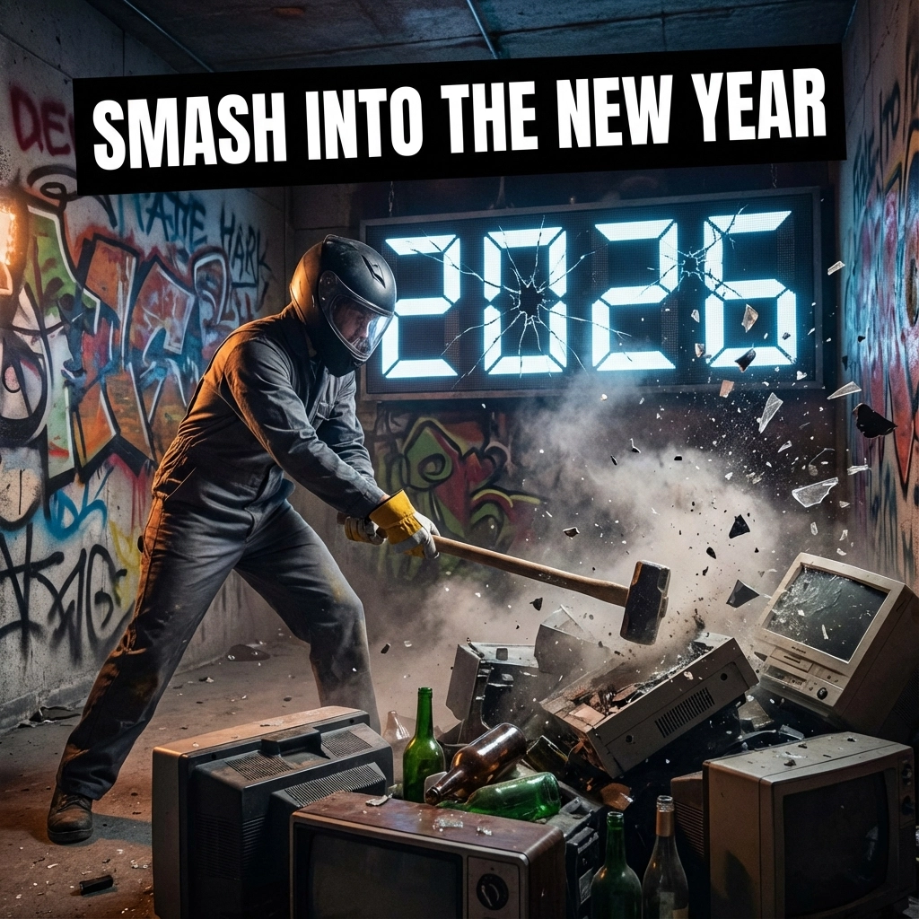Smash Into the New Year: Why a Rage Room Session Is the Best Way to Start 2026