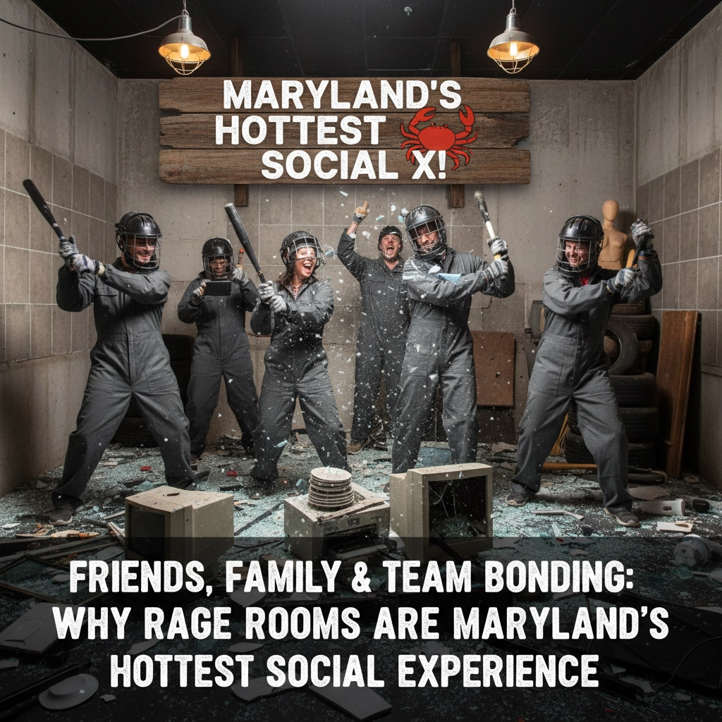 Friends, Family & Team Bonding: Why Rage Rooms Are Maryland's Hottest Social Experience