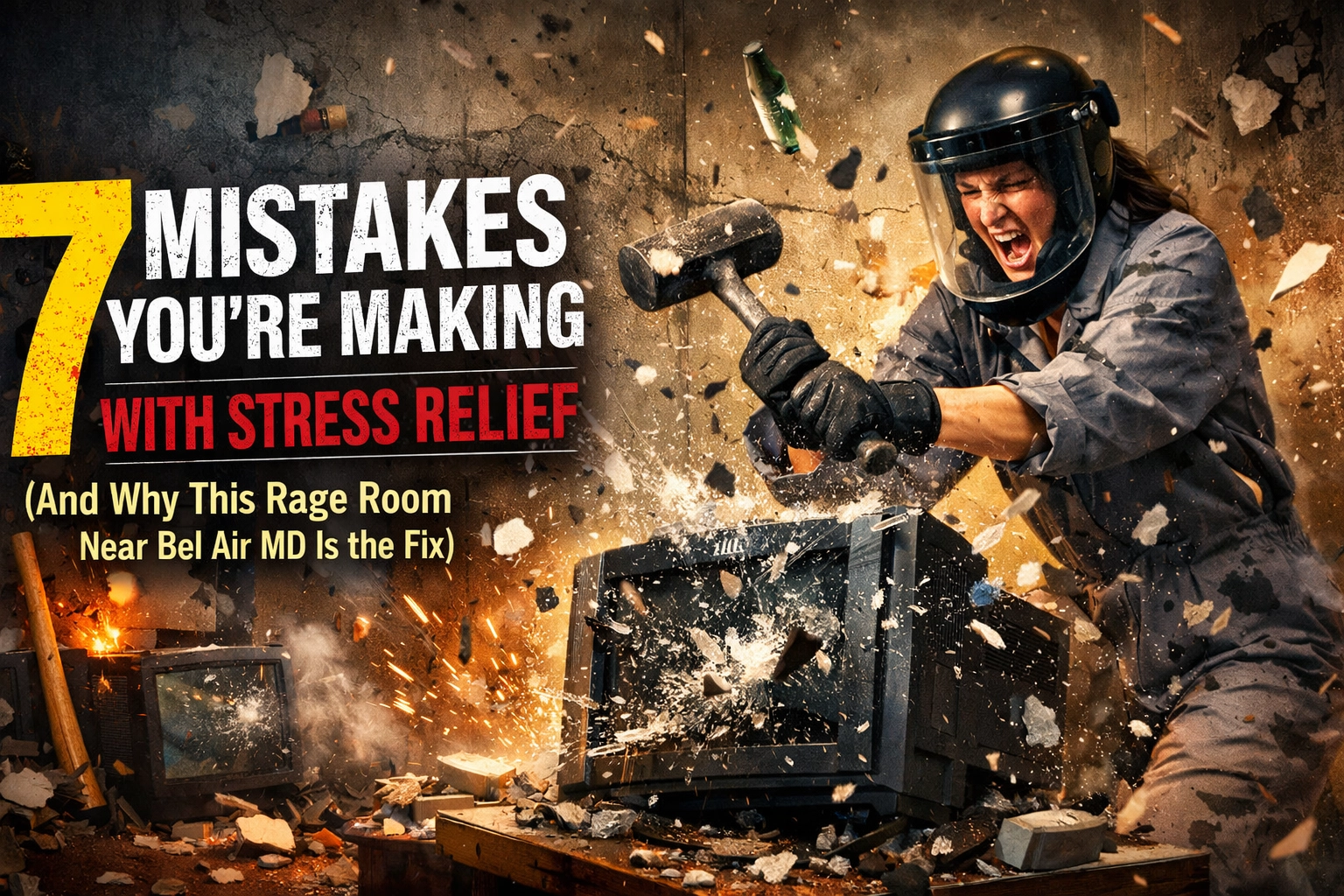 7 Mistakes You’re Making With Stress Relief (And Why This Rage Room Near Bel Air MD Is the Fix)